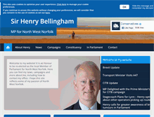 Tablet Screenshot of henrybellingham.com